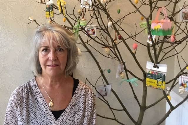 Barbara volunteers for Serve