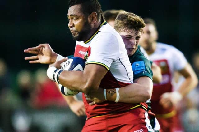 Taqele Naiyaravoro will start for Saints against Saracens this afternoon (picture: Kirsty Edmonds)