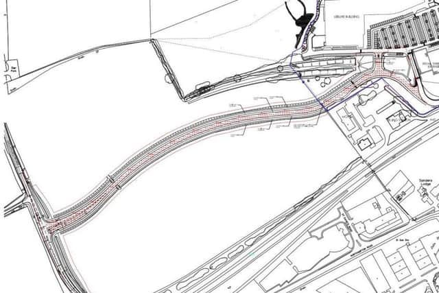 The plans for the link road