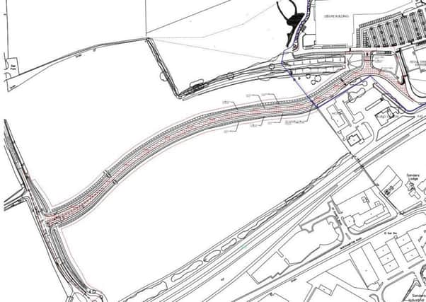 The plans for the link road