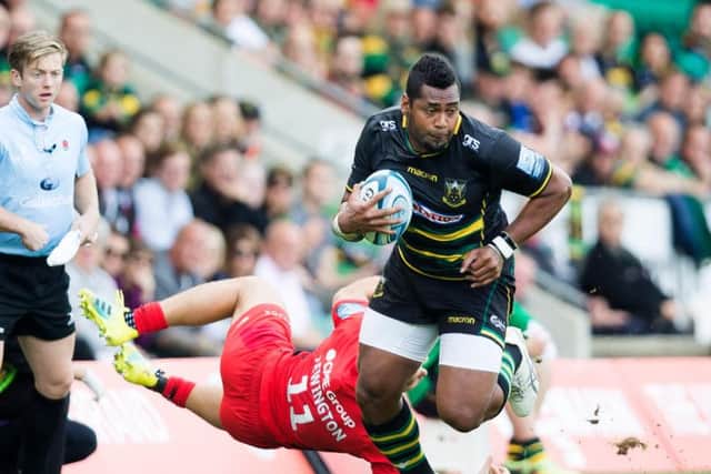 Taqele Naiyaravoro made his Saints debut (pictures: Kirsty Edmonds)