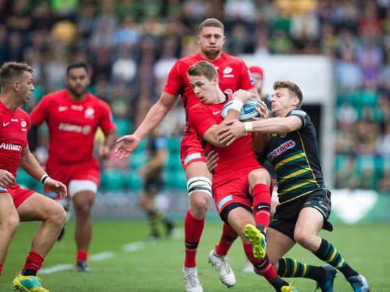 Liam Williams helped to set up the Saracens victory (picture: Kirsty Edmonds)