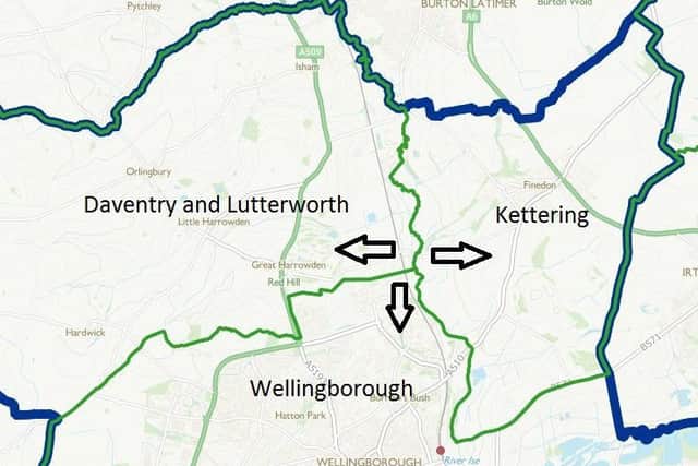 How the constituencies could look if the changes are approved. NNL-180917-121235005