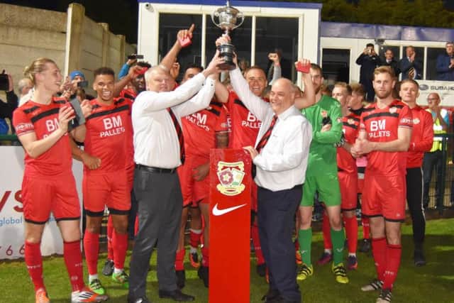 Kettering Town won the NFA Hillier Senior Cup last season