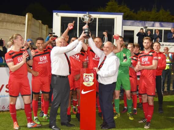 Kettering Town won the NFA Hillier Senior Cup last season