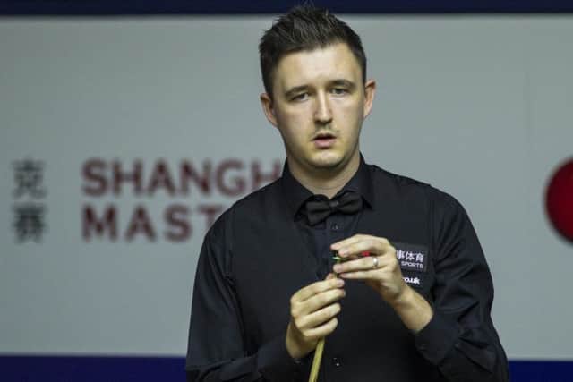 Kyren Wilson pictured during the Shanghai Masters last weekend. Picture courtesy of World Snooker