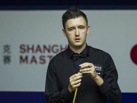 Kyren Wilson pictured during the Shanghai Masters last weekend. Picture courtesy of World Snooker