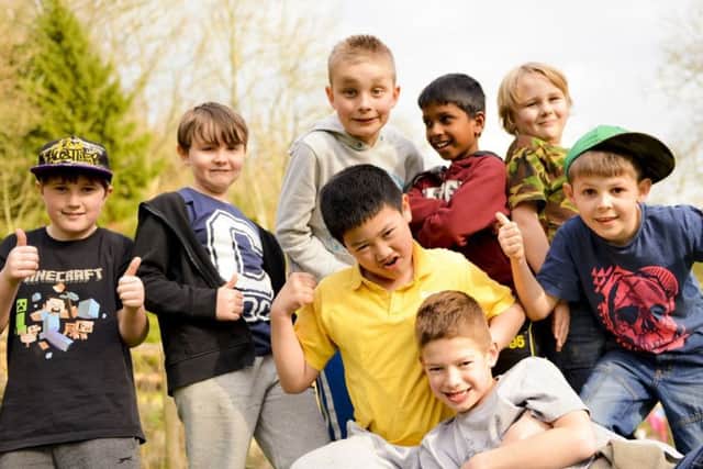 Children on a previous trip.