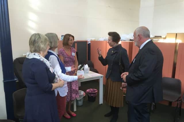 HRH The Princess Royal at the Daylight Centre in Wellingborough NNL-180921-122446005