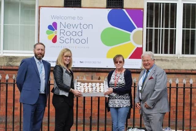 The celebrations for Newton Road School in Rushden