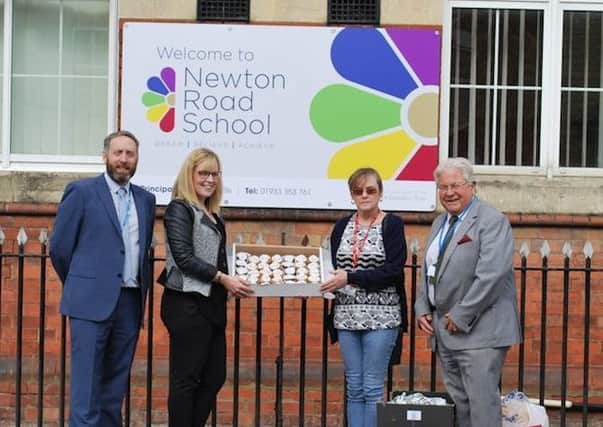 The celebrations for Newton Road School in Rushden