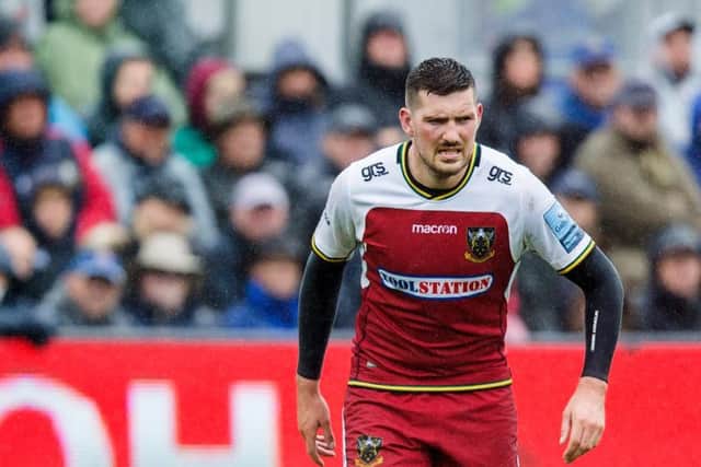 Andy Symons was forced off at The Rec (pictures: Kirsty Edmonds)