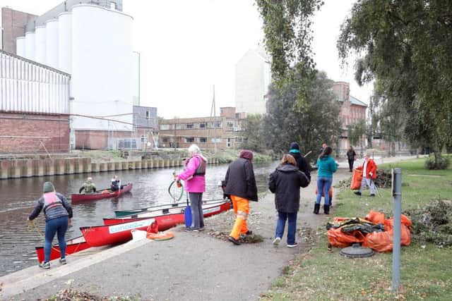 The clean-up event