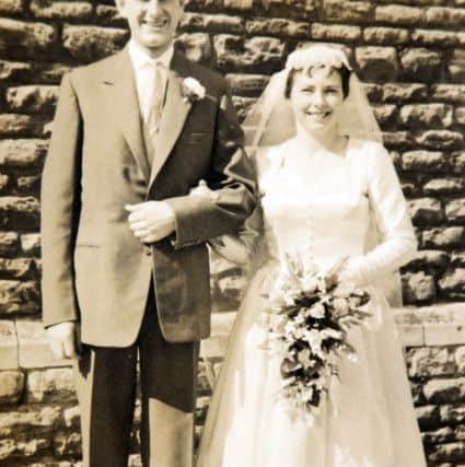 Mick and Edna on their wedding day