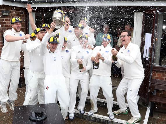 The champagne was flowing as Finedon Dolben were crowned NCL Premier Division champions on the final day of the season. Pictures by Alison Bagley