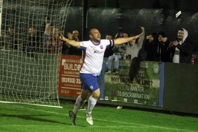 Liam Dolman has now racked up 200 appearances for AFC Rushden & Diamonds