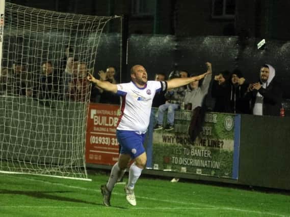 Liam Dolman has now racked up 200 appearances for AFC Rushden & Diamonds