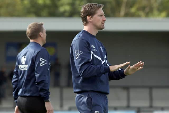 Corby Town boss Steve Kinniburgh