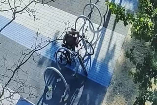 In August, police released footage of a man taking a bike from the Corby swimming pool in under ten seconds NNL-180110-100606005