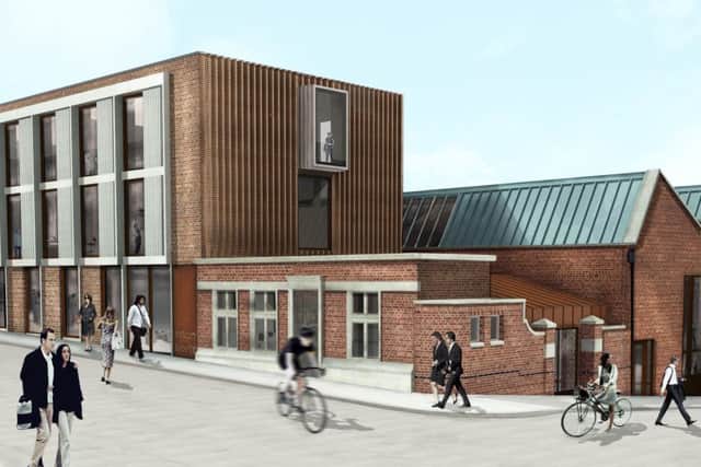 This image shows how the Vulcan Works should appear once the site's regeneration is completed.