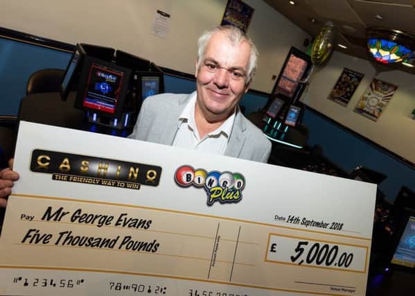 George Evans from Kettering won the Â£5,000 jackpot. NNL-180310-115712005