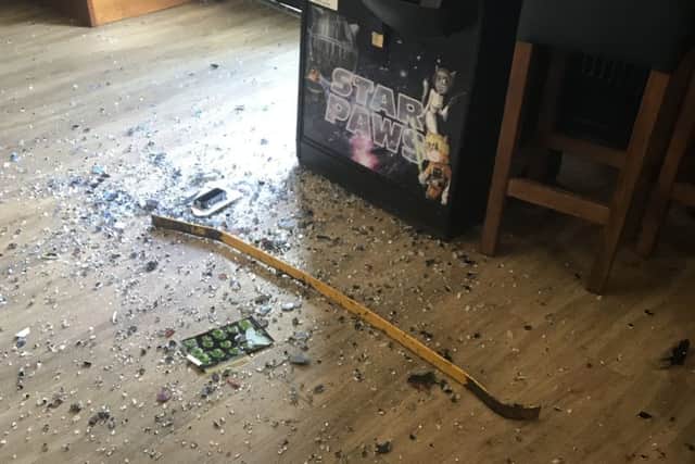 The crowbar used during the raid at the Shire Horse NNL-180410-152252005