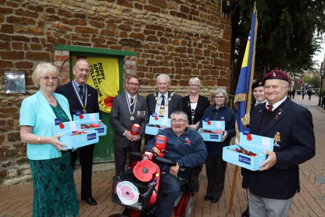 The official opening of Wellingborough RBL's new base at the Tithe Barn