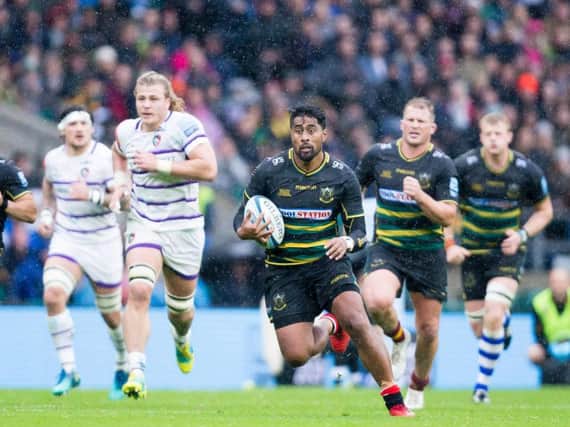 Ahsee Tuala was forced off before half-time at Twickenham (picture: Kirsty Edmonds)