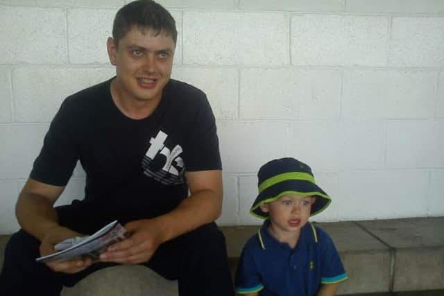 Dylan Cecil and dad Darren Cecil at Nene Park ENGNNL00120120926154429