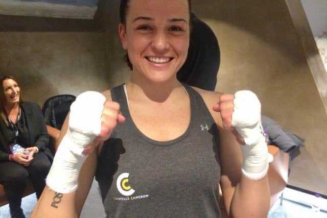 Chantelle Cameron won again on Saturday night