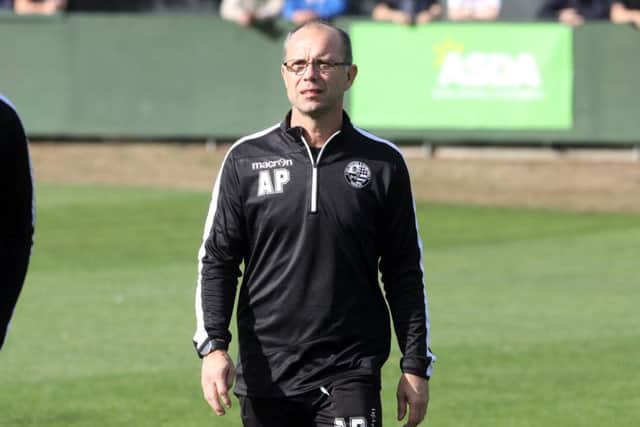 AFC Rushden & Diamonds boss Andy Peaks and his team have been handed a home tie in the first qualifying round of the Buildbase FA Trophy