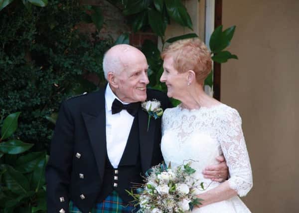 Roddie and Pauline tied the knot with an aggregate age of 163. NNL-181015-140756005