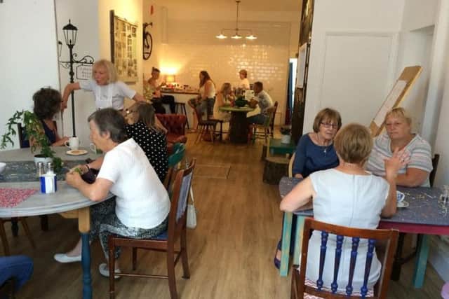 The cafe at Johnny's Happy Place in Kettering