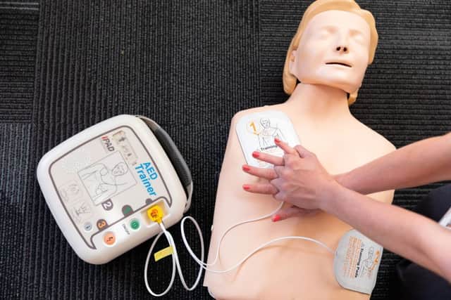 A dummy used in CPR training. NNL-181016-130615005