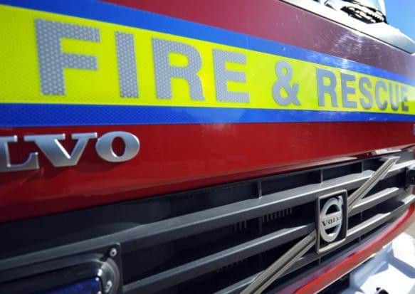The fire is now out