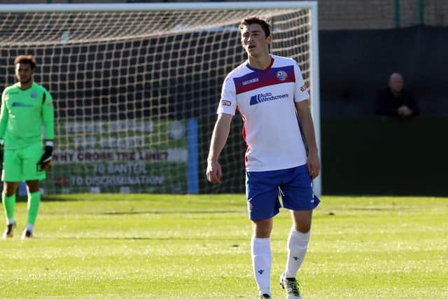 Sam Brown is enjoying the step up with AFC Rushden & Diamonds this season