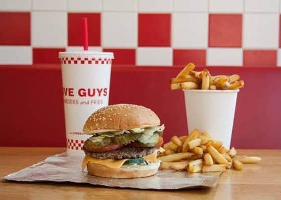 Five Guys is opening at Rushden Lakes this month