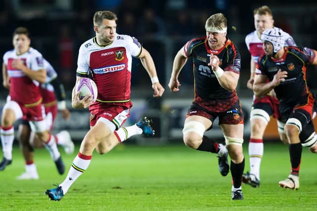 Dan Biggar was instrumental in Saints taking a sizeable first-half lead (pictures: Kirsty Edmonds)