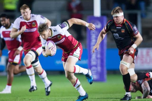 Dan Biggar was taken off at half-time after orchestrating a fine first-half display (pictures: Kirsty Edmonds)