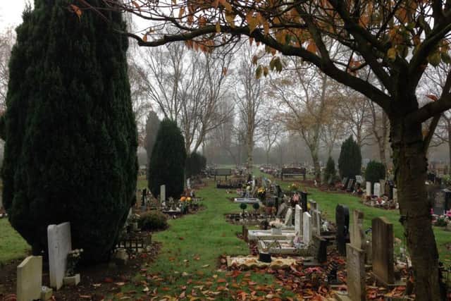The cemetery at Shire Road.