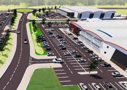 An artist's impression of the site. NNL-181024-113210005