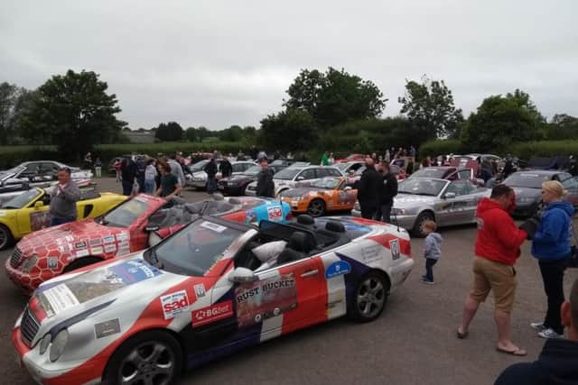 The Rust Bucket Rally participants arriving home