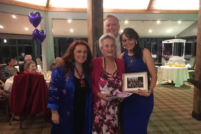 Another of the winners from the night