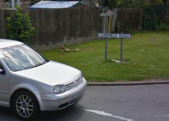 The incident happened in Harefield Road, Blackthorn, yesterday.