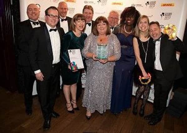 The Chamber team celebrating success at awards last year.