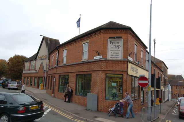 The former Peter Crisp department store on the corner of High Street and Church Street