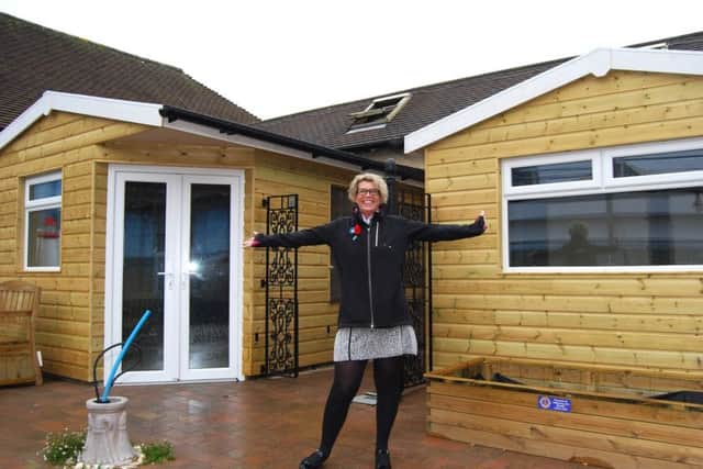 Jayne Chambers with the Galley kitchen and Admiral Nurses office