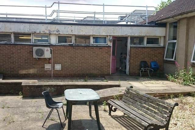 KGH's dementia garden before July 2016
