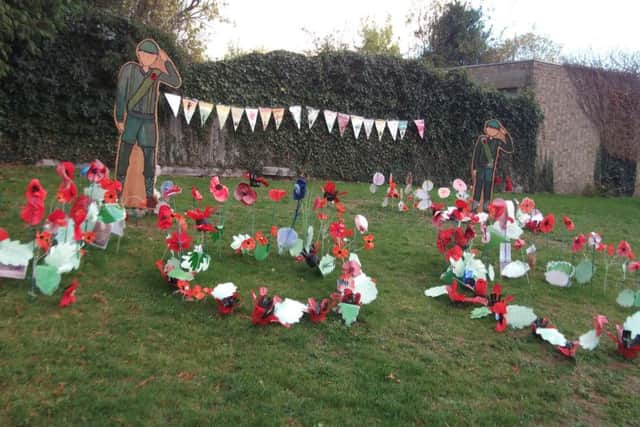 Ths school's display