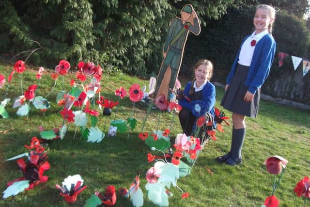 The World War One commemorations at Brigstock Primary School
